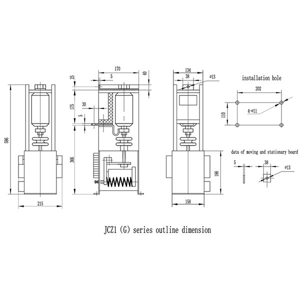 JCZ1（G）12kV 400A Vacuum Contactor